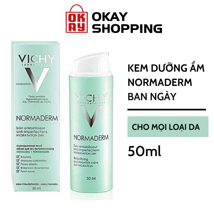 Kem dưỡng ẩm ngừa mụn, kiềm dầu Vichy Normaderm Tri-activ 50ml | WebRaoVat - webraovat.net.vn