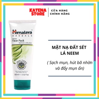 Mặt nạ đất sét lá neem loại bỏ mụn, bã nhờn và mờ thâm Himalaya Neem Face Pack
