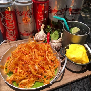 Khô Mực Bơ Tỏi 250Gr