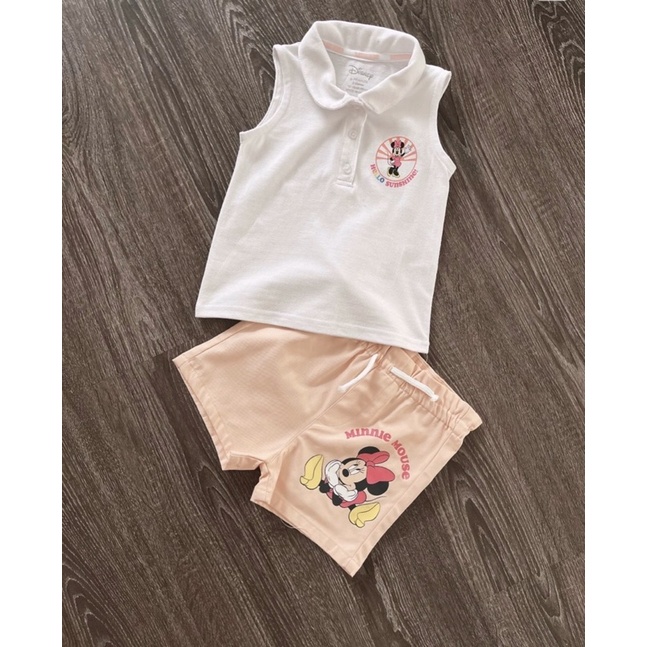 Bộ Quần Sooc Bé Gái- Bộ Primak Áo Sát Nách Bé Gái Size 3-36m