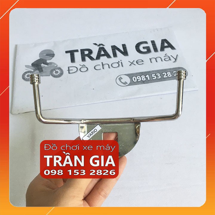 Móc treo đồ gắn xe vario 125150 năm 2018-2019-2020-2021-2022-2023 inox titan 7 màu varo