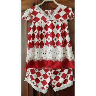 Bộ pijama lụa đùi cộc tay siêu mát 139k
