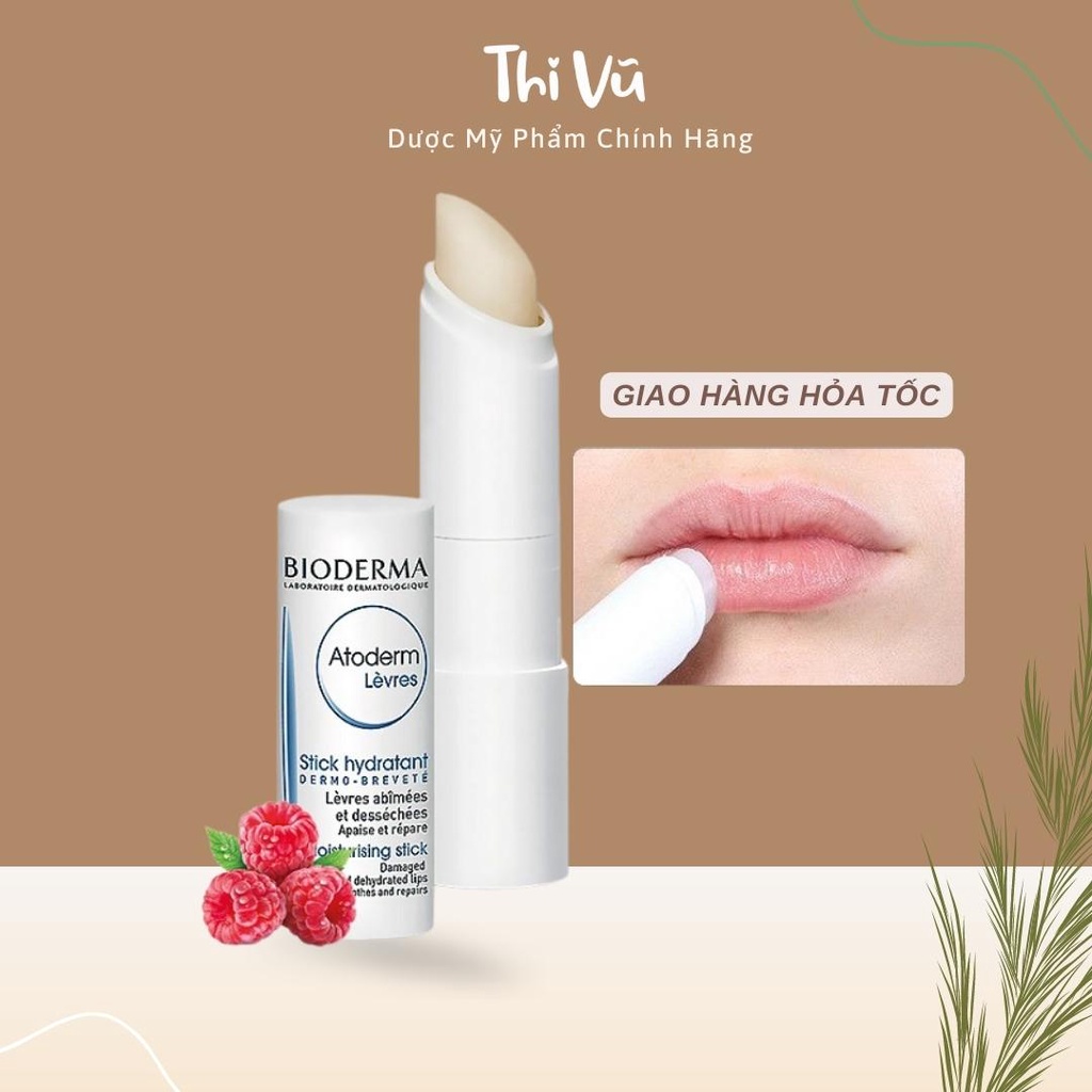 Son dưỡng không màu mềm mịn môi Bioz.derma