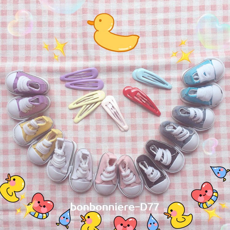 Giày 5cm các màu cho búp bê 20cm