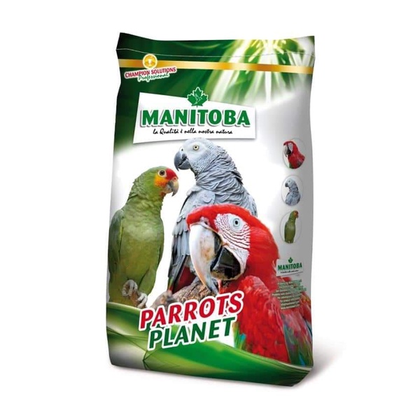 1kg hạt trộn life Parrot của Mannitoba (nhập khẩu Ý) cho vẹt trung và lớn xám Châu Phi, amazon, cookatoo nhỏ..