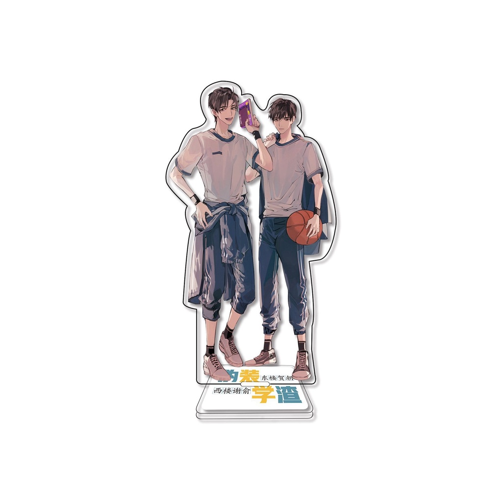 Mô hình Standee NGỤY TRANG HỌC TRA Tượng Acrylic Anime mica chibi trang trí trưng bày