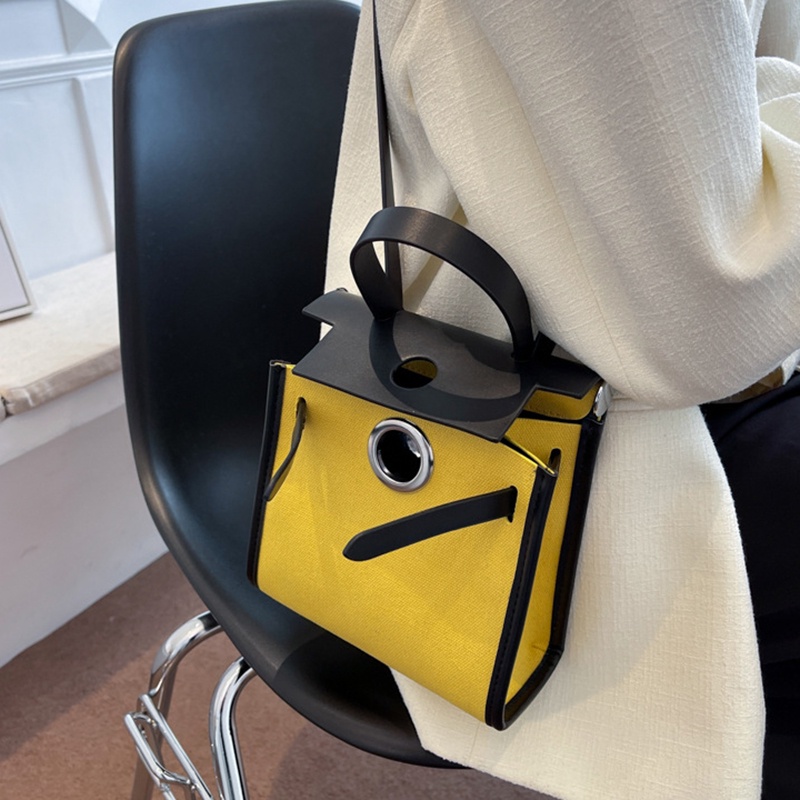 Túi đeo vai IELGY hình vuông cỡ nhỏ màu sắc thời trang phong cách Anh Quốc dành cho nữ