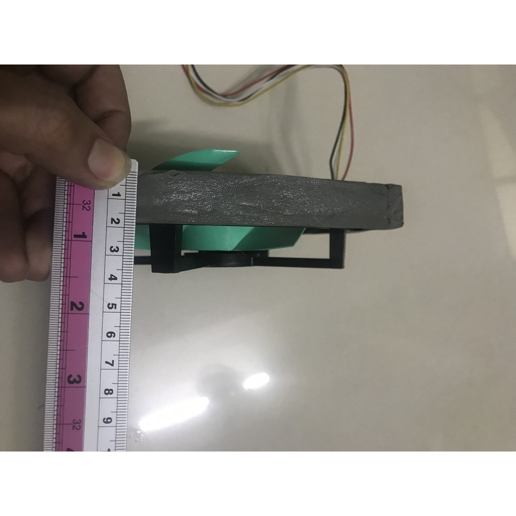 quạt tủ lạnh panasonic 4 dây, 12v, 12,4cm x 12,4cm