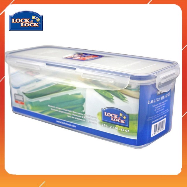 HỘP NHỰA ĐỰNG, BẢO QUẢN THỰC PHẨM, THỨC ĂN 2000ML TIỆN LỢI, CHỊU NHIỆT TỐT - LOCK&LOCK CHÍNH HÃNG