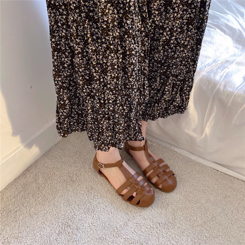 Sandal Rọ Hàn Quốc Vintage