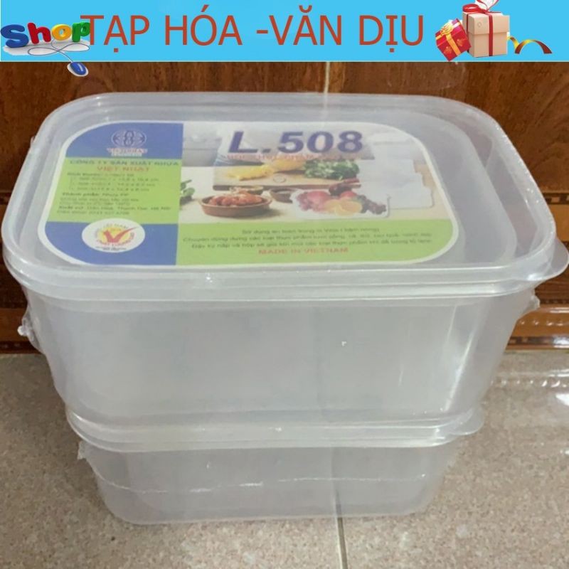 Bộ 3 hộp đựng thực phẩm L508 Việt Nhật