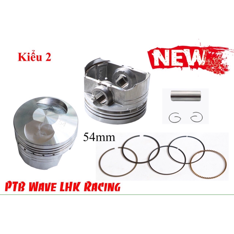 piston bạc wave trái 54mm