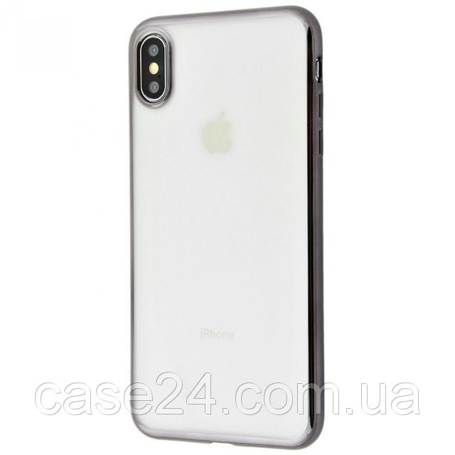 Ốp lưng iPhone XS MAX Totu Dẻo Viền Xi Màu