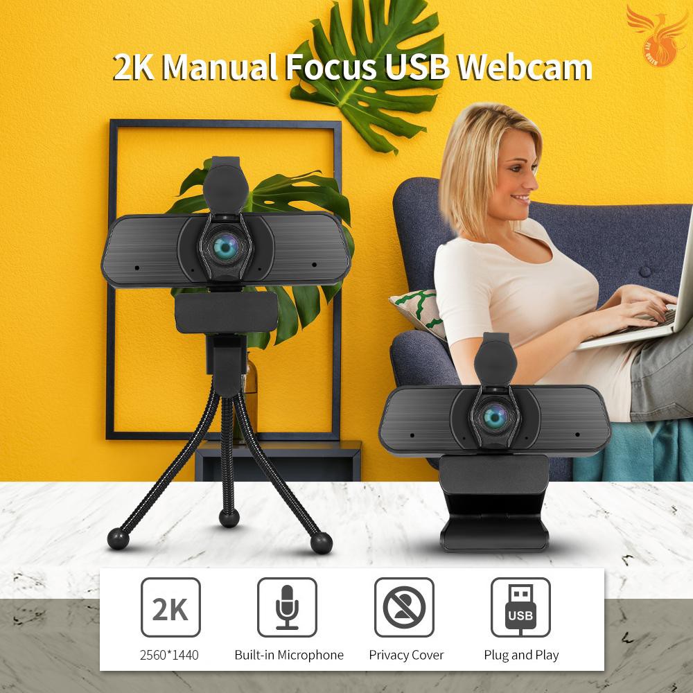 Webcam 2k Kèm Micro Giảm Tiếng Ồn | BigBuy360 - bigbuy360.vn