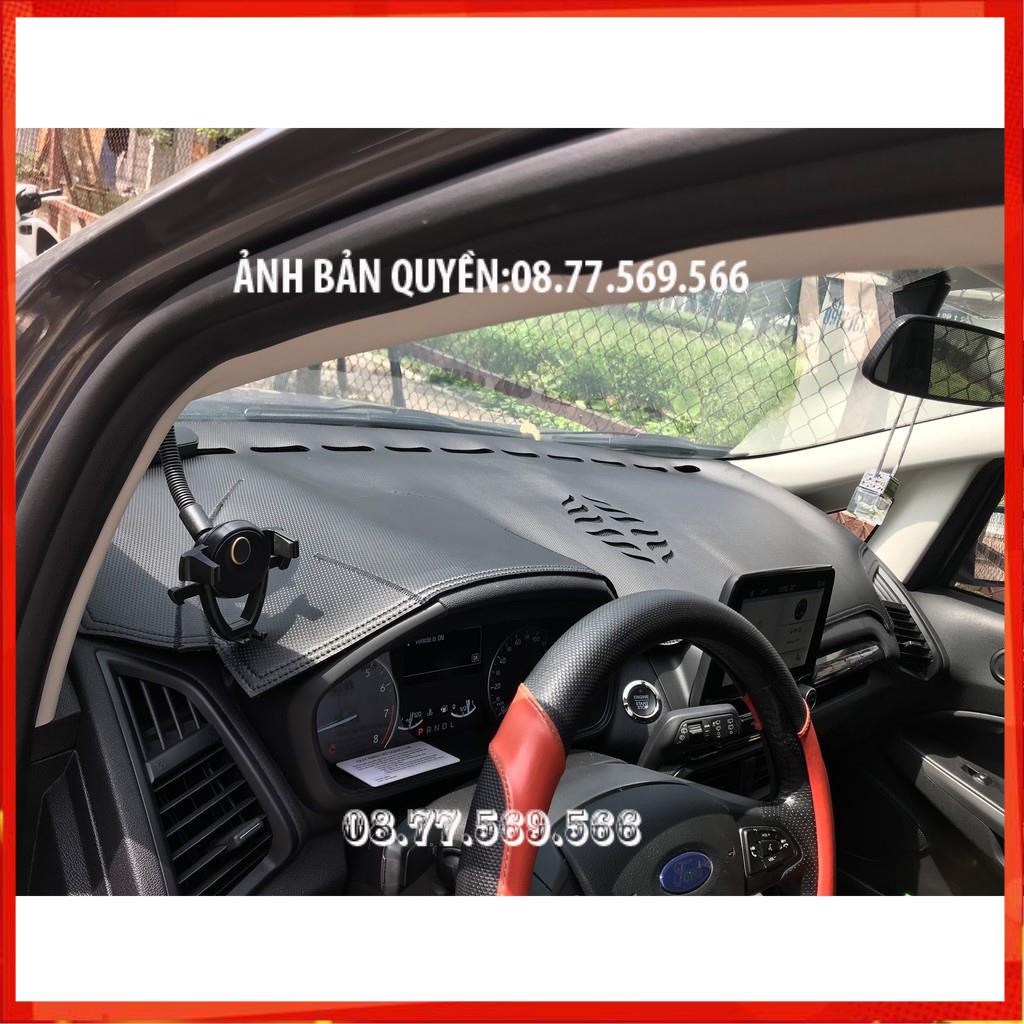 THAM TAPLO FORD ECOSPORT DA VÂN GỖ DA CARBON NHUNG LÔNG CỪU 3 LỚP CÓ CHỐNG TRƯỢT THẢM PHỦ LÓT CHE NẮNG TAPLO