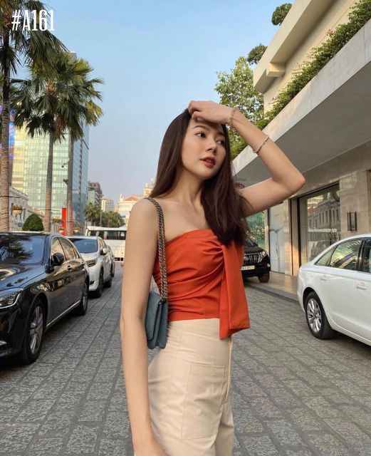 Áo crop lệch vai (áo crop so hot kèm ảnh thật) | BigBuy360 - bigbuy360.vn