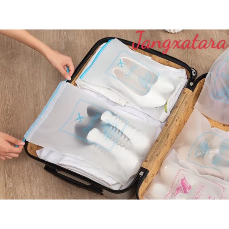 Túi đựng giày dép đồ du lịch hộp đựng giày du lịch gia đình