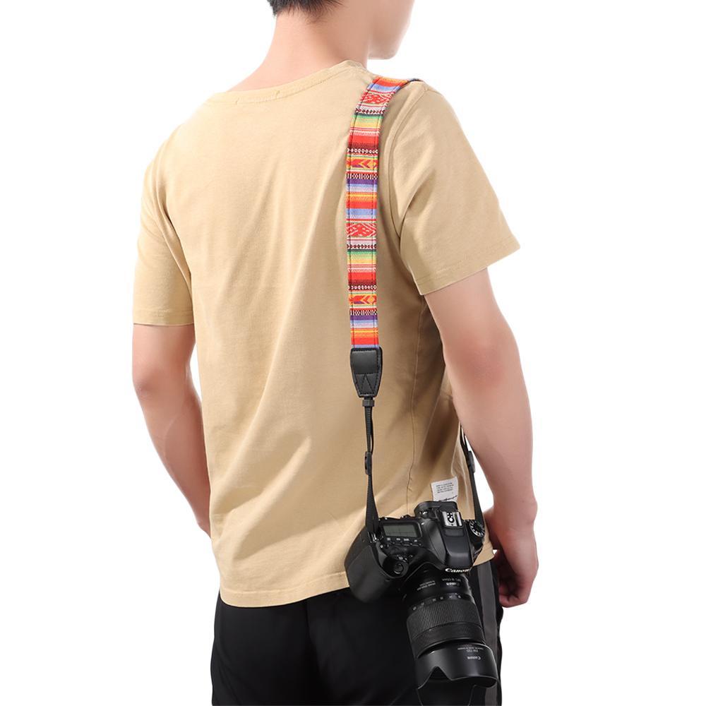 Dây Đeo Máy Ảnh SLR Bằng Da PU Phong Cách Dân Tộc SHOUKEY SLR DSL / DSLR