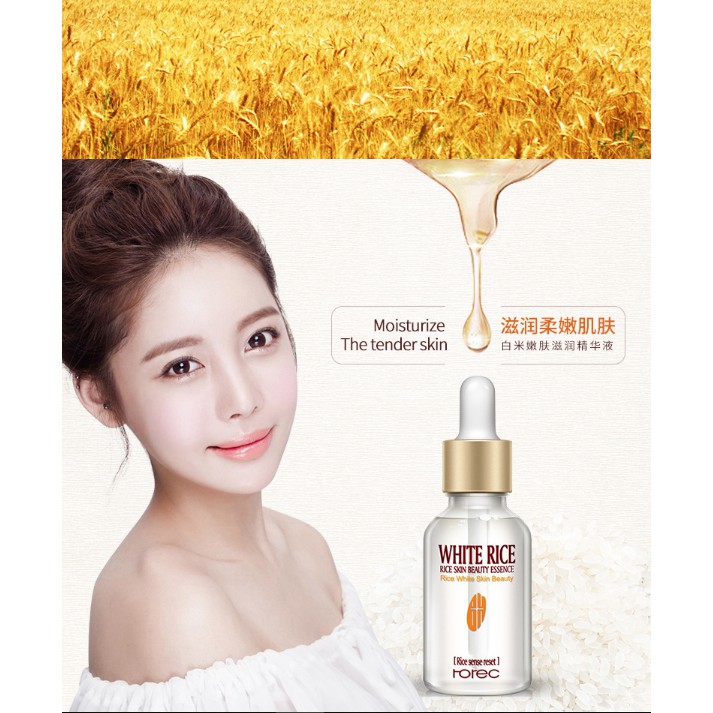 Serum dầu gạo Rorec White Rice - Làm sáng và tái tạo da