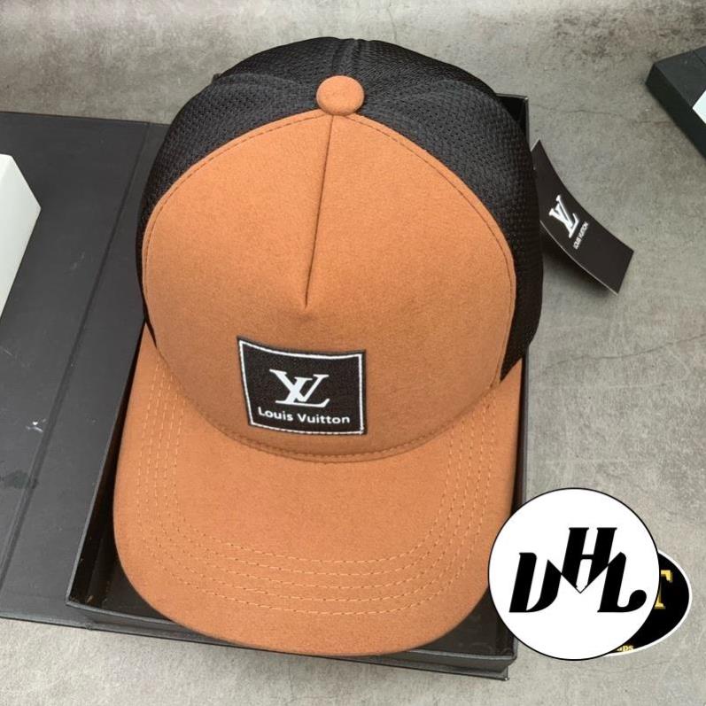 Mũ Lưỡi Ttai Nỉ Mềm Gắn Logo LV Khoá Da Cao Cấp Nam Nữ Giá Rẻ