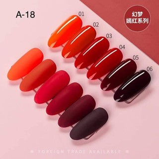 Sơn AS chai đỏ , set 6 chai set sơn đỏ A18