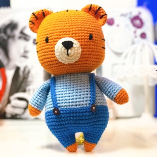 Bé hổ mặc yếm - gấu bông handmade an toàn cho bé - quà tặng ý nghĩa