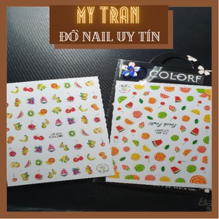 stick dán móng tay, sticker dán trực tiếp lên móng