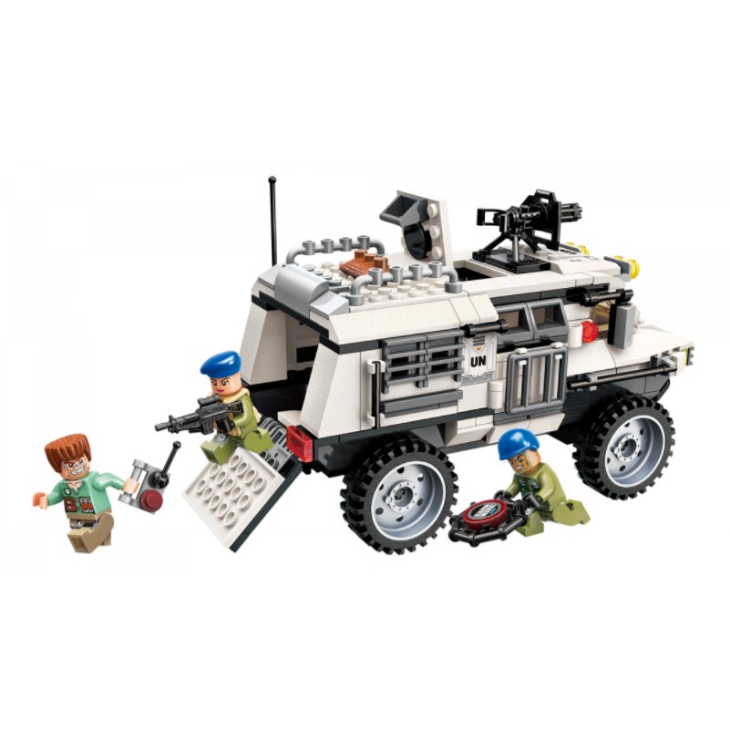 [Rẻ nhất thị trường]Lego xe QMAN lắp ghép Nhiệm vụ Sấm sét Qman 3204