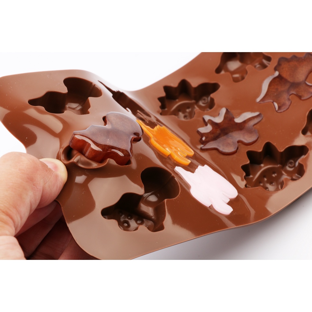 Khuôn silicon 3D chống dính làm sô cô la/ kẹo hoặc trang trí cho bánh