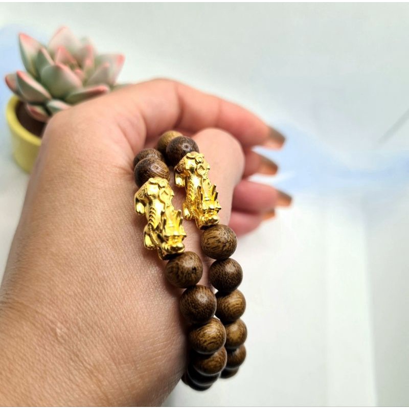 Vòng Trầm Hương 8li Mix Tỳ Hưu - N4