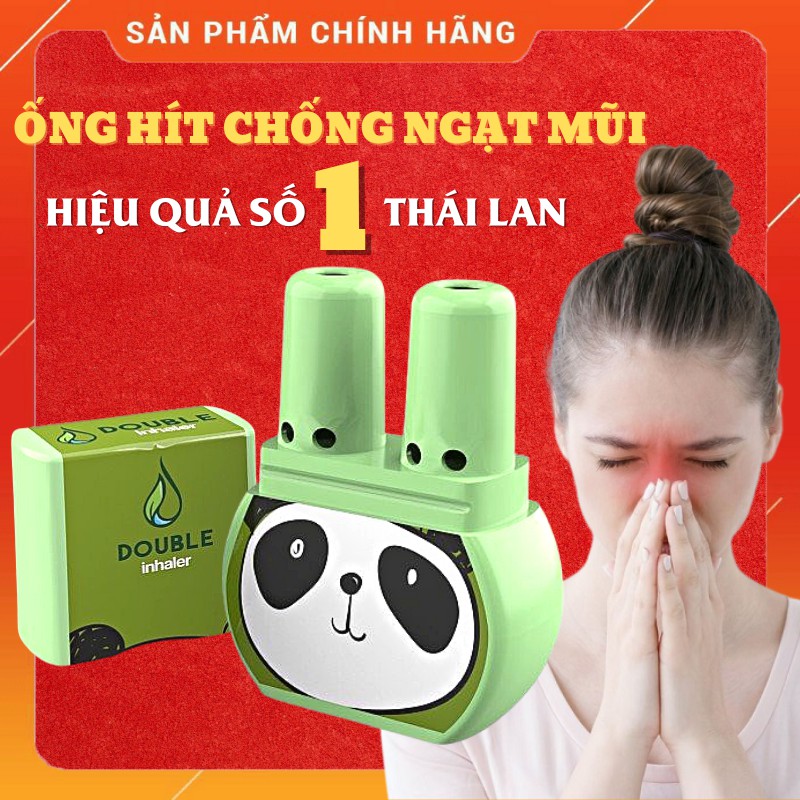 Ống Hít Thảo Dược Thông Mũi Double Inhaler Thái Lan, Ống Hít Mũi Đôi