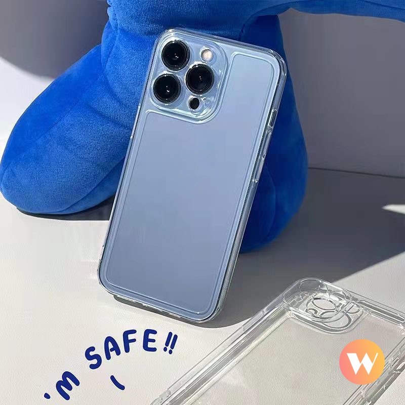Ốp Điện Thoại TPU Mềm Trong Suốt Bảo Vệ Camera Chống Sốc Cho iPhone13 12 11 Pro Max X XR XS Max 7 8 Plus SE 2020