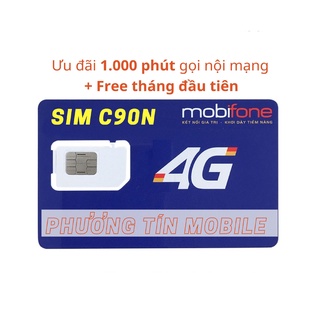 Sim Mobi 4G Giá Rẻ-Sim Mạng C90N – Miễn phí tháng đầu, Miễn phí Gọi, Lướt Data Thả Ga 4G/ ngày