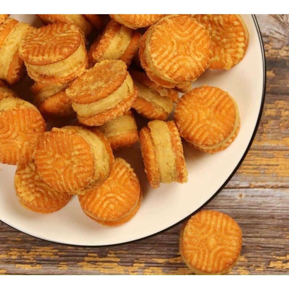 BÁNH HẠT DẺ ĐẬU XANH MẬT ONG 💖Nguyên hộp 500gr 24 chiếc