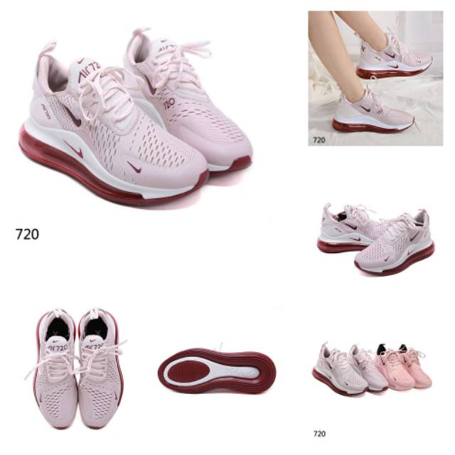 Giày Thể Thao Nike Airmax720 720x 20 Màu Hồng Thời Trang Cho Nữ