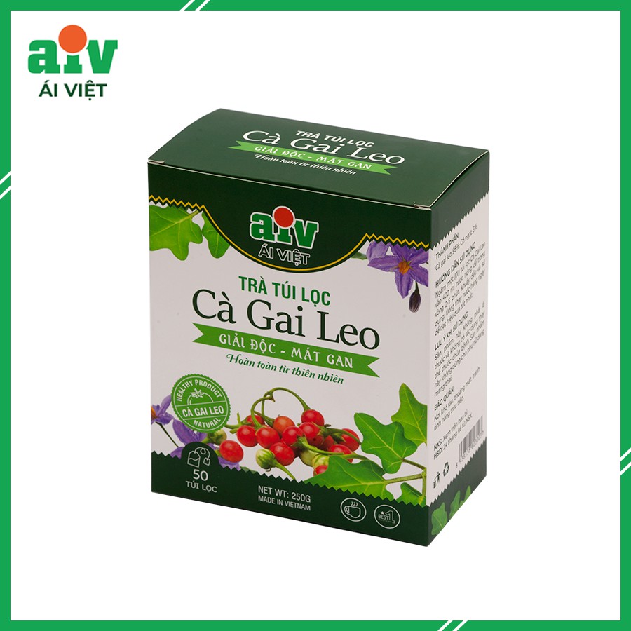 Trà Cà Gai Leo Ái Việt giải độc mát gan (250gr - 50 túi)