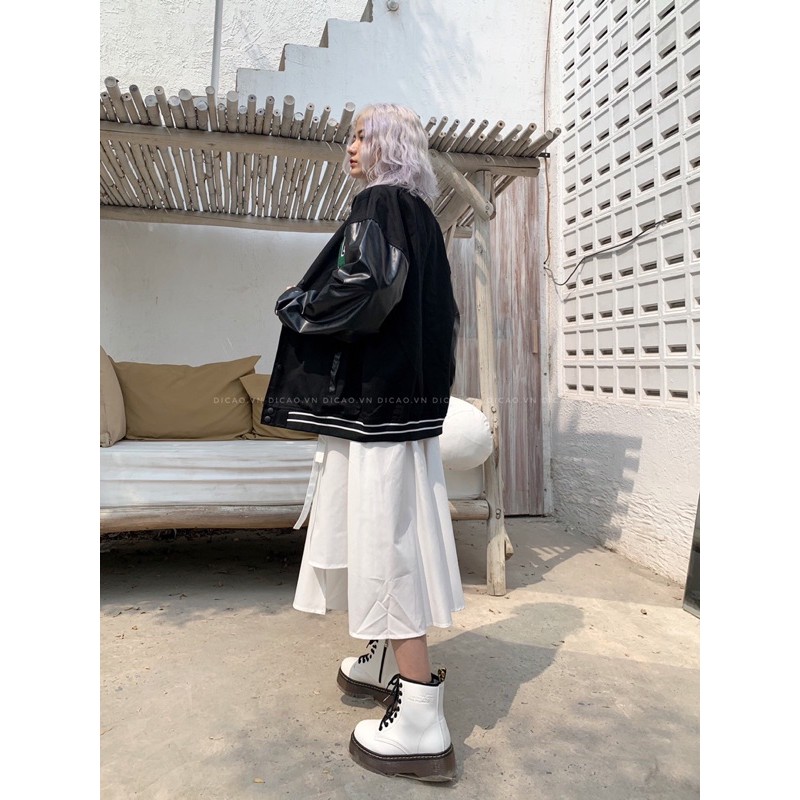 BOMBER THÊU G - TAY DA | BigBuy360 - bigbuy360.vn