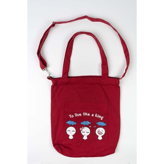 Túi vải canvas đa năng đỏ
