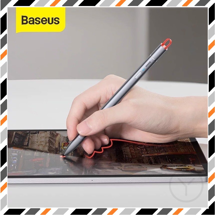 Bút Cảm Ứng Cho iPad Hiệu Baseus Square Line Capacitive - Hỗ Trợ Full Các Dòng iPad Pro/ iPad Mini/ iPad Air/ New iPad.