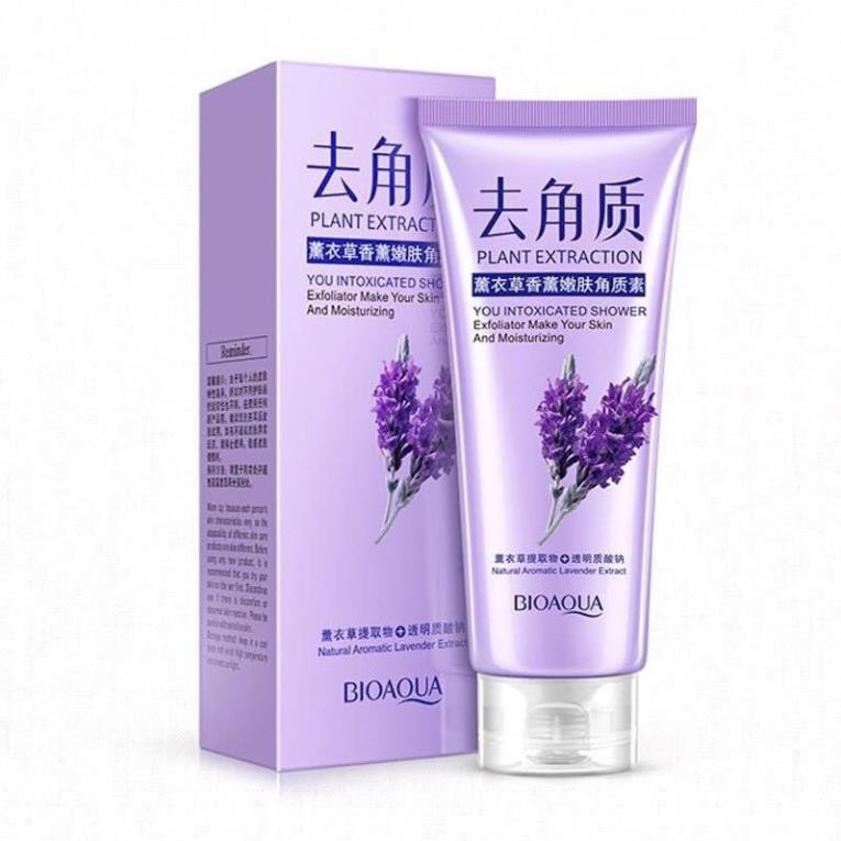 Gel Tẩy Da Chết Cho Mặt, Sạch Sâu, Se Khít Lỗ Chân Lông Hương Hoải Hương Của Bioaqua Chính Hãng