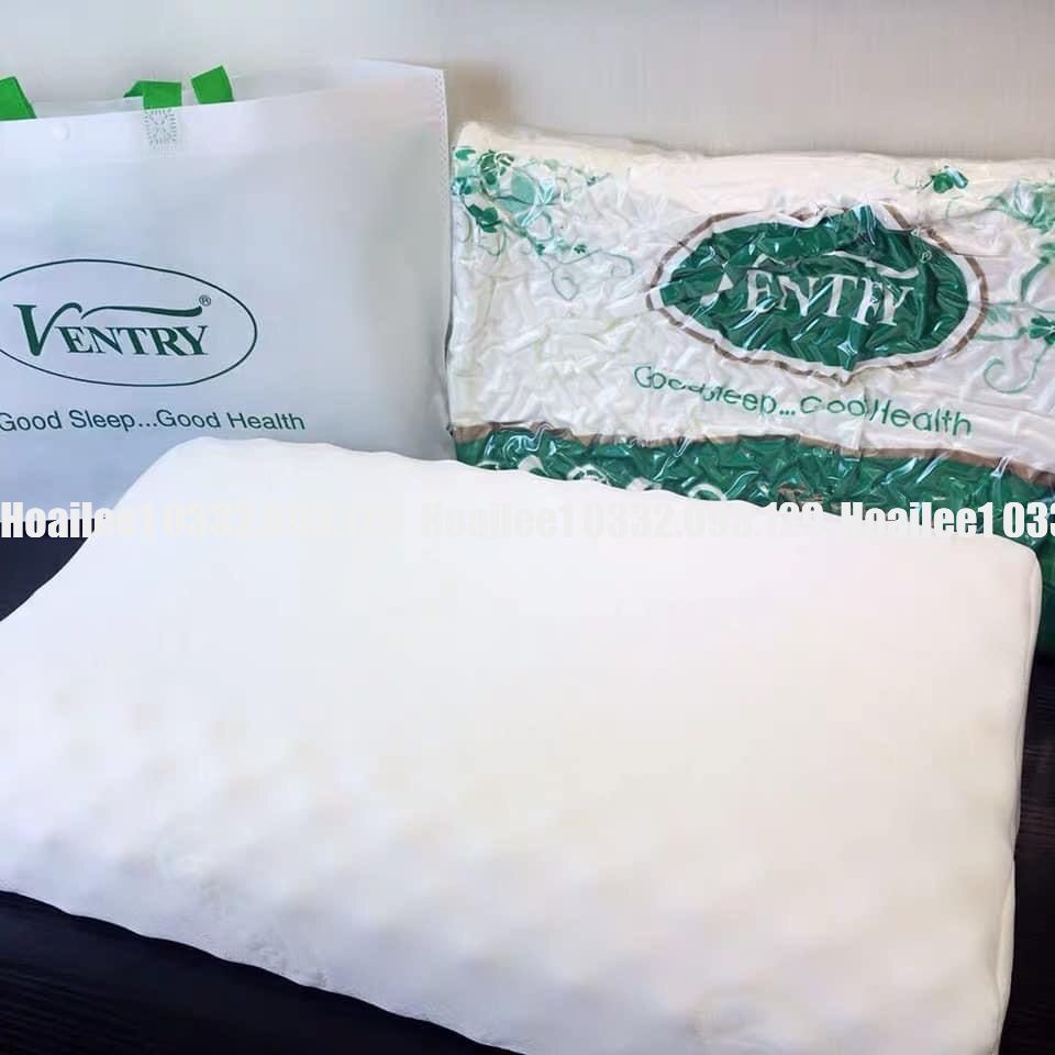 Gối Cao Su Non Người Lớn Chống Đau Mỏi Cổ, Vai, Gáy - Gối Nằm Ventry Cao Cấp Chính Hãng