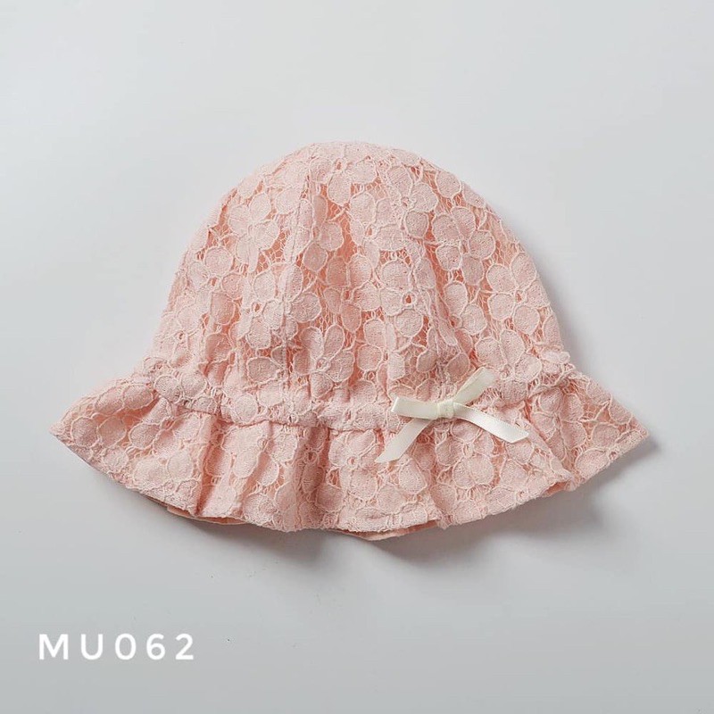 Mũ ren rộng vành cho bé MU62