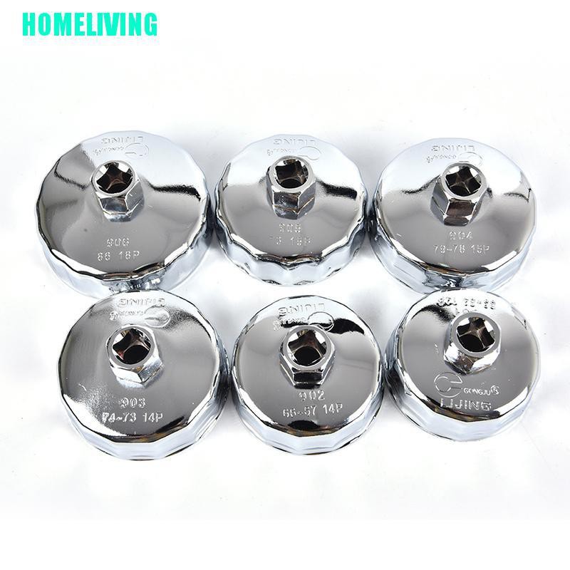 Nắp Lọc Dầu 14 Rãnh Vuông 1 / 2 65mm ~ 86mm Chuyên Dụng Chất Lượng Cao