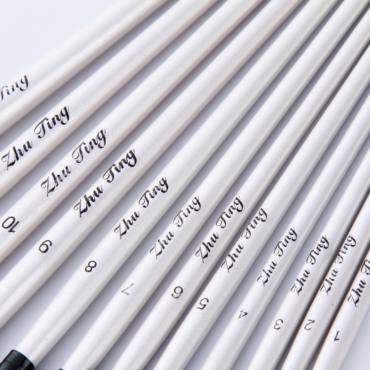 Set 12 Cọ Vẽ 4 Màu Chuyên Dụng