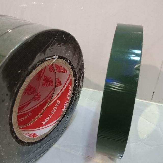 Băng keo 2 mặt cường lực siêu dính - Xốp Đen Da Xanh - 2,4cm - Hình Thật