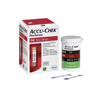 Hộp 50 que thử đường huyết Accu Check Performa