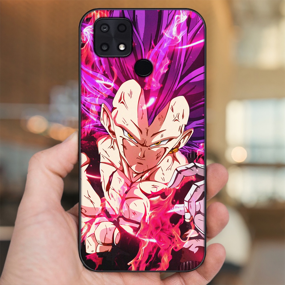 Ốp lưng Xiaomi Poco C40 viền đen in hình Vegeta Dragon Ball