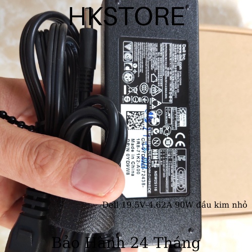 Sạc Laptop Dell 19.5V-4.62A 90W kim nhỏ Dell L321 5458 5558 5551 5555 5758 5759 5755 7437 7347 3147 3148  3558 9550 9560