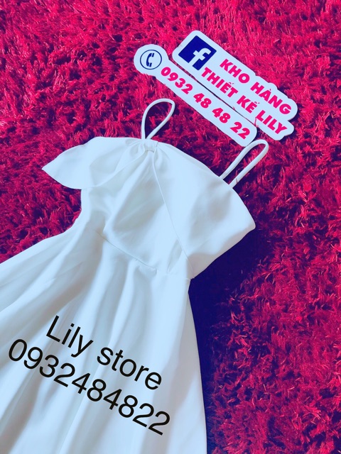 ( ảnh và video thật 1000%) ĐẦM 2 dây nơ