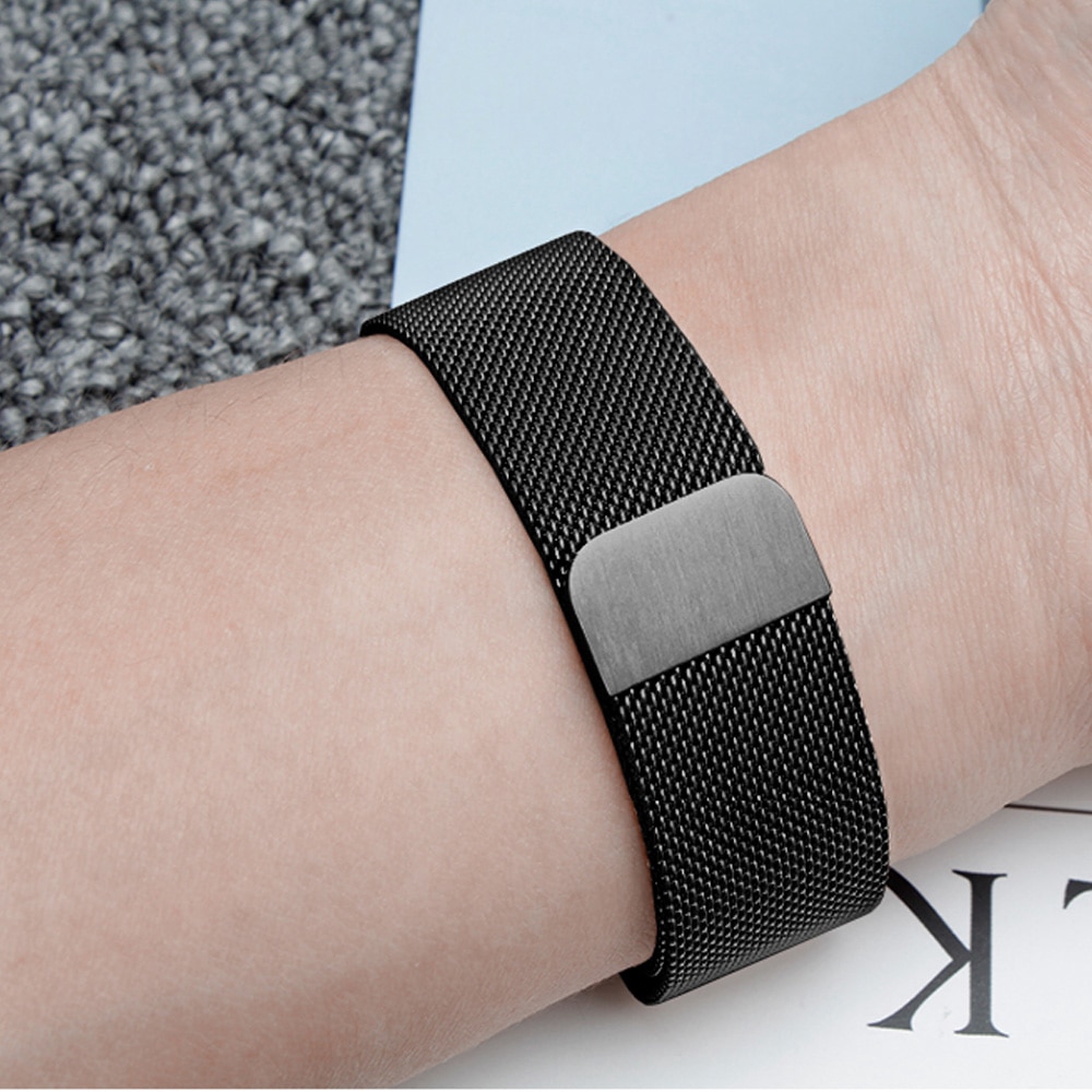 Dây Đeo Inox Milanese Khóa Nam Châm Cho Đồng Hồ Thông Minh Samsung galaxy Active 2 40mm 44mm Active2 20mm